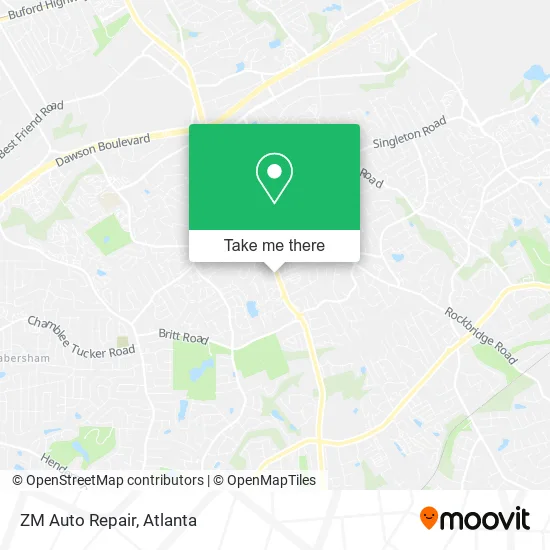 ZM Auto Repair map