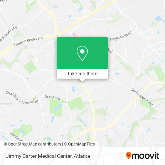 Jimmy Carter Medical Center map
