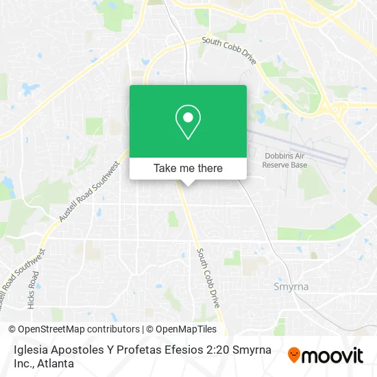 Iglesia Apostoles Y Profetas Efesios 2:20 Smyrna Inc. map