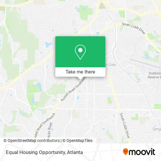 Mapa de Equal Housing Opportunity