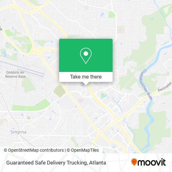 Mapa de Guaranteed Safe Delivery Trucking