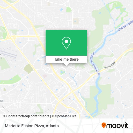 Mapa de Marietta Fusion Pizza