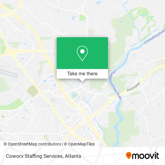 Coworx Staffing Services map