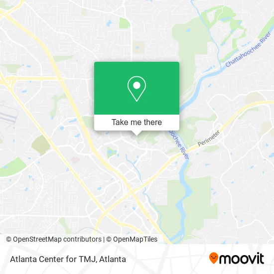 Atlanta Center for TMJ map