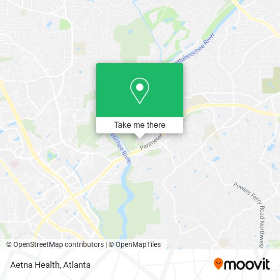 Aetna Health map