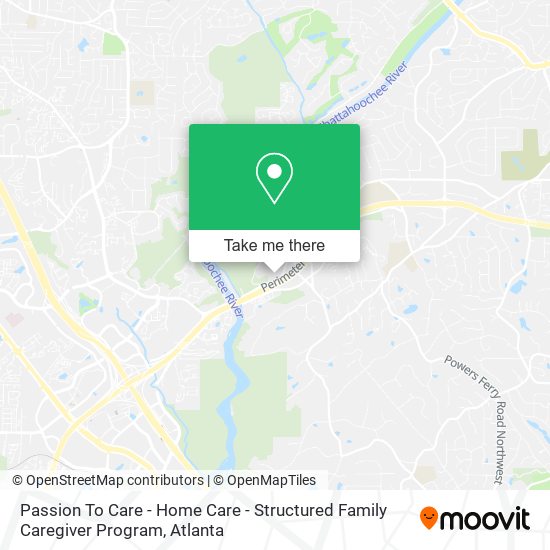 Passion To Care - Home Care - Structured Family Caregiver Program map