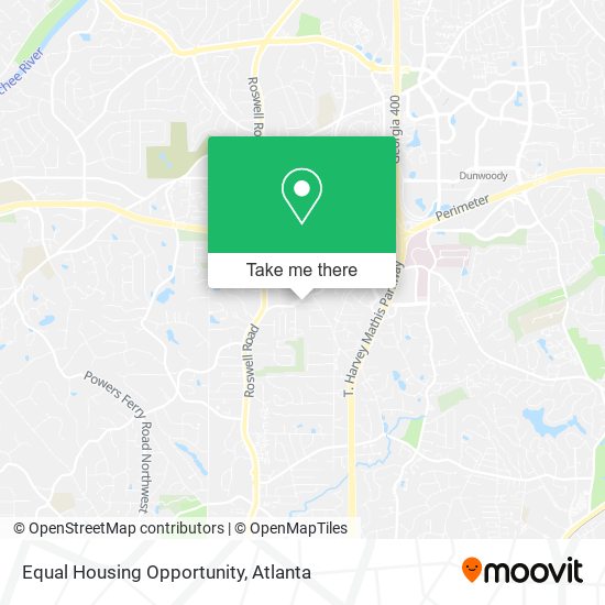 Mapa de Equal Housing Opportunity