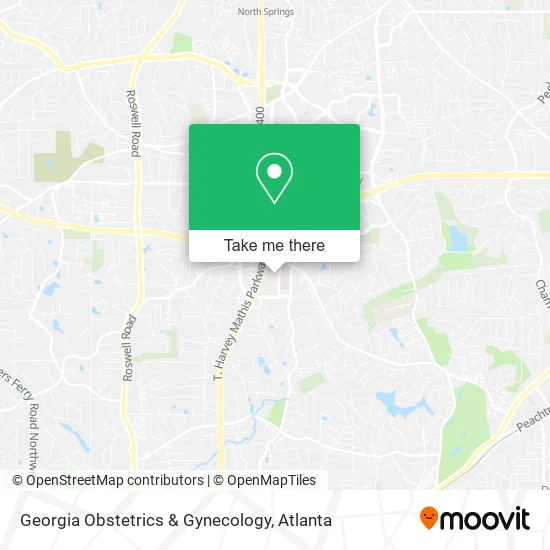 Georgia Obstetrics & Gynecology map