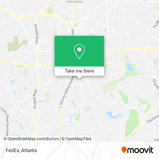 Mapa de FedEx