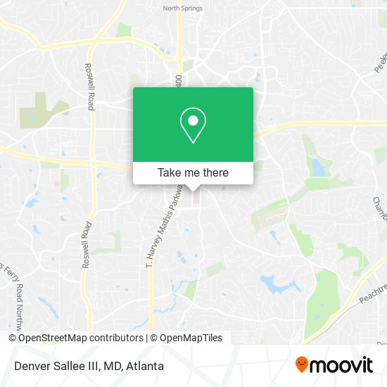 Denver Sallee III, MD map