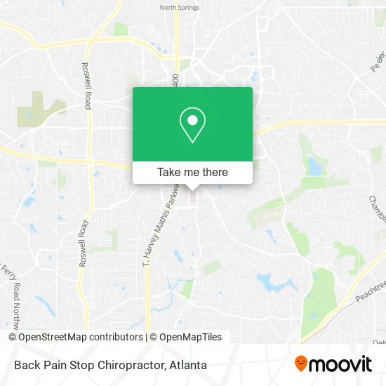 Mapa de Back Pain Stop Chiropractor