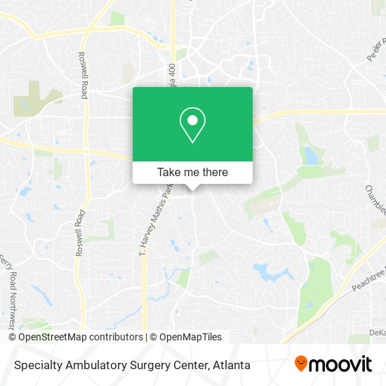 Mapa de Specialty Ambulatory Surgery Center