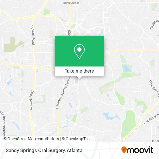 Sandy Springs Oral Surgery map