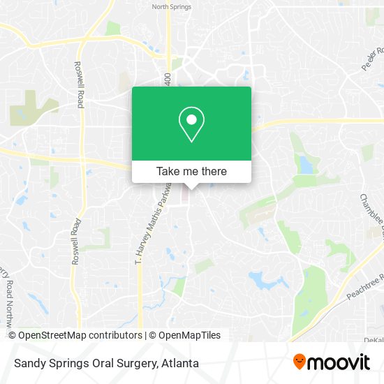 Mapa de Sandy Springs Oral Surgery