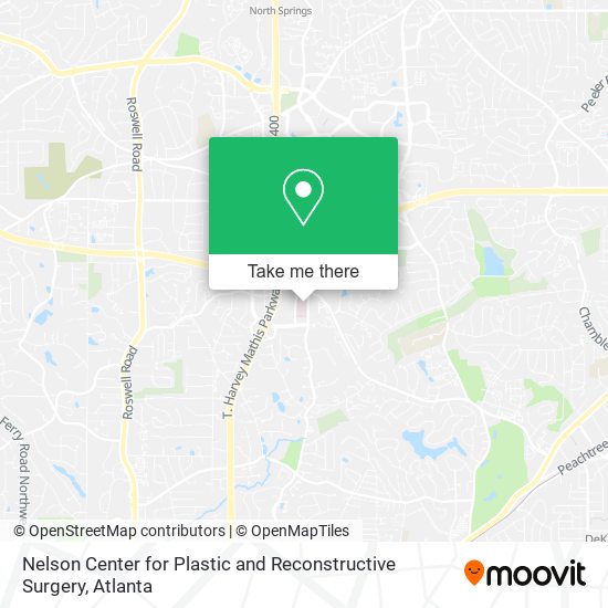 Nelson Center for Plastic and Reconstructive Surgery map