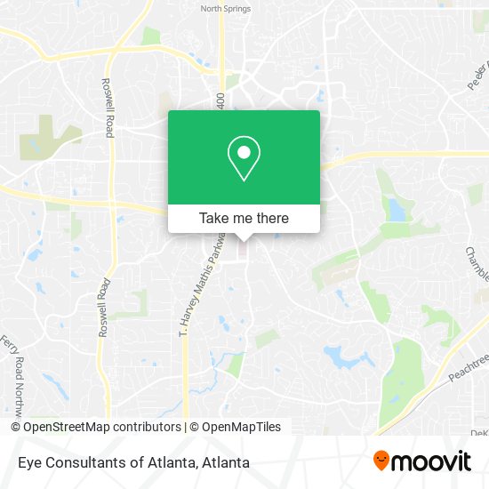 Eye Consultants of Atlanta map