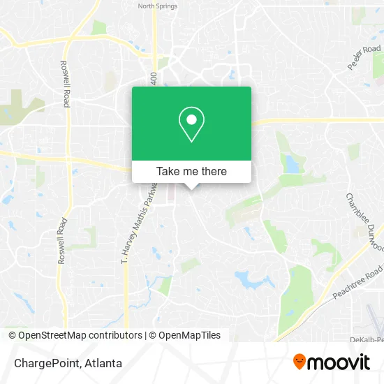 ChargePoint map