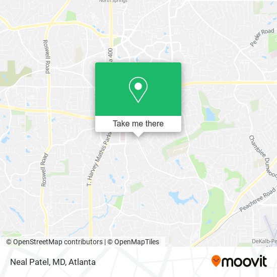 Mapa de Neal Patel, MD