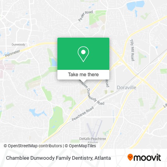 Mapa de Chamblee Dunwoody Family Dentistry