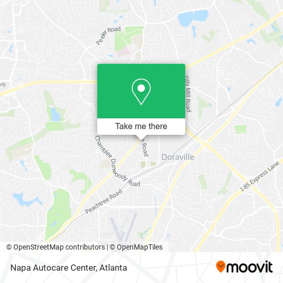 Napa Autocare Center map