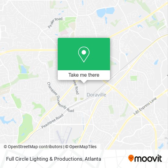 Full Circle Lighting & Productions map