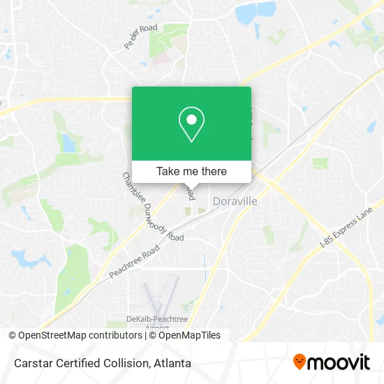 Carstar Certified Collision map