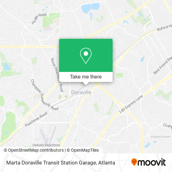 Mapa de Marta Doraville Transit Station Garage