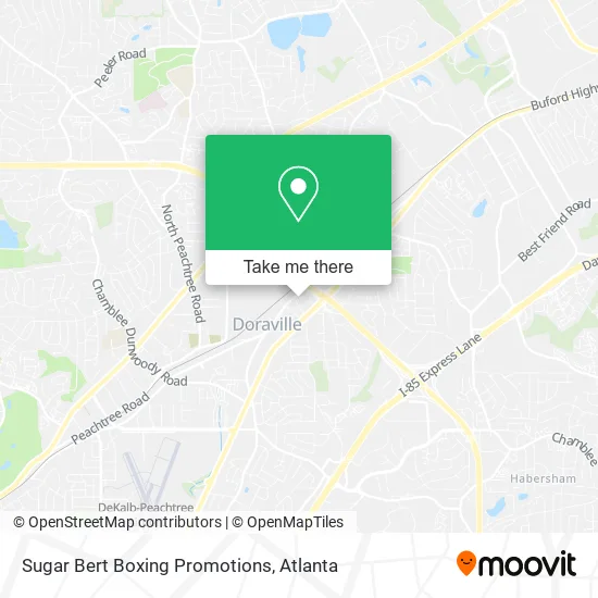 Mapa de Sugar Bert Boxing Promotions