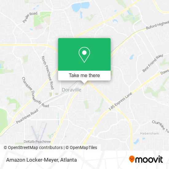 Amazon Locker-Meyer map
