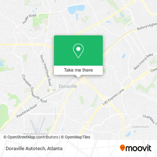 Doraville Autotech map