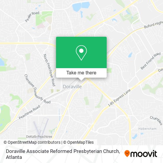 Mapa de Doraville Associate Reformed Presbyterian Church