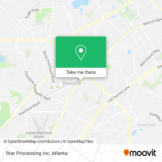 Mapa de Star Processing Inc