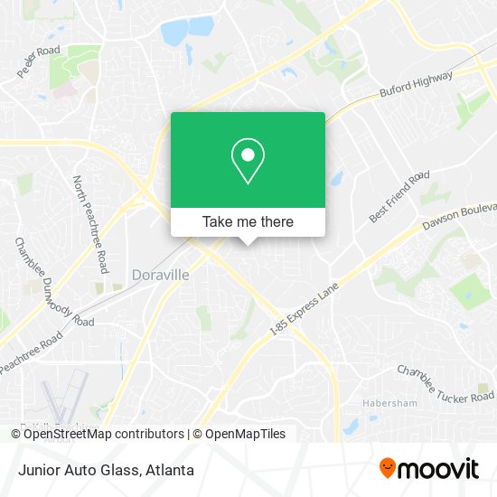 Mapa de Junior Auto Glass