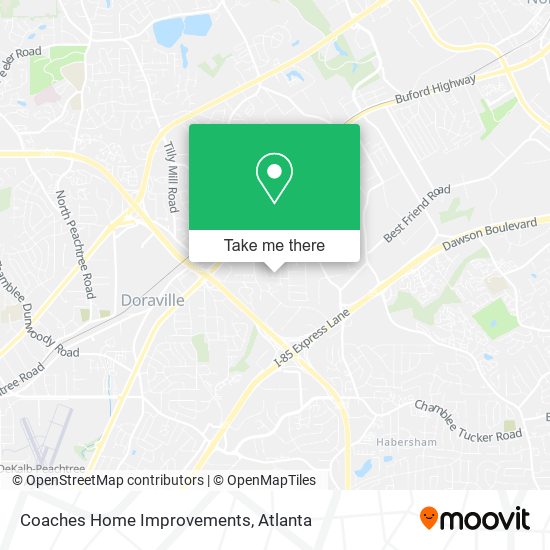 Mapa de Coaches Home Improvements