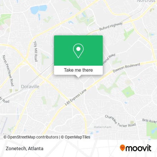 Mapa de Zonetech
