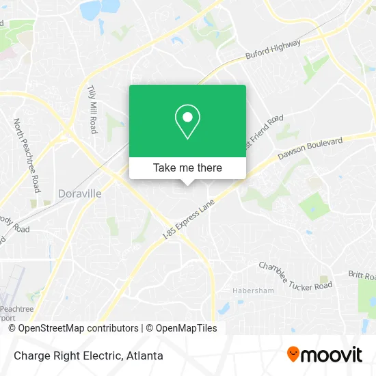 Charge Right Electric map
