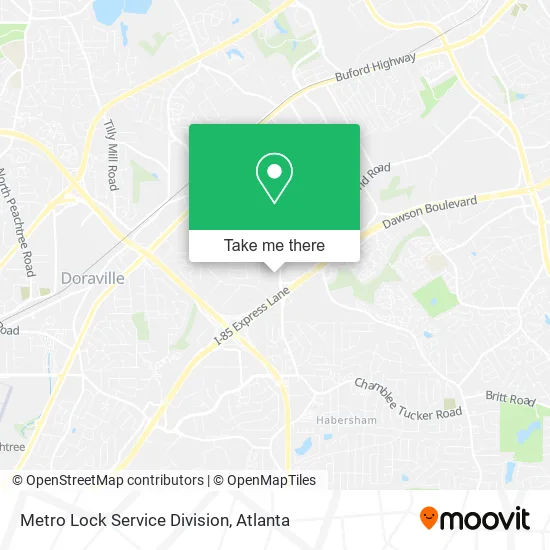 Mapa de Metro Lock Service Division