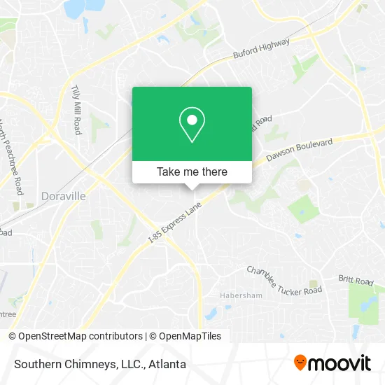 Mapa de Southern Chimneys, LLC.