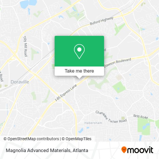 Mapa de Magnolia Advanced Materials