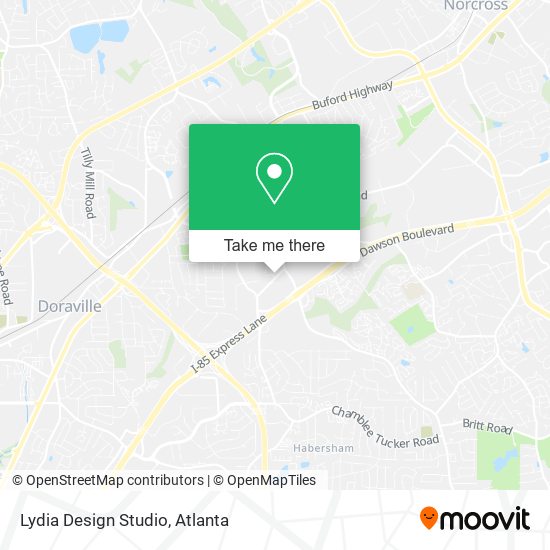 Lydia Design Studio map
