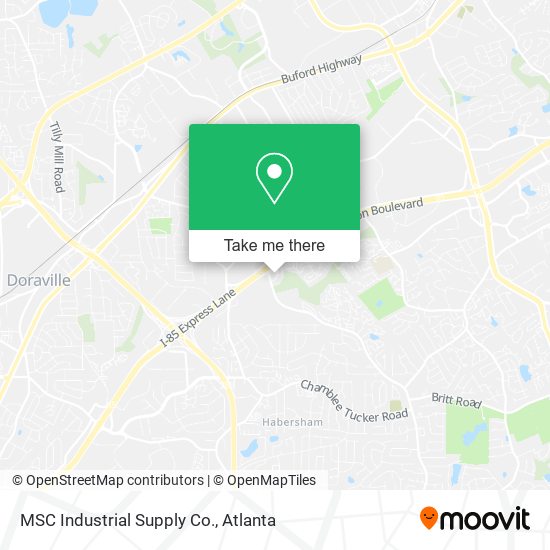 MSC Industrial Supply Co. map