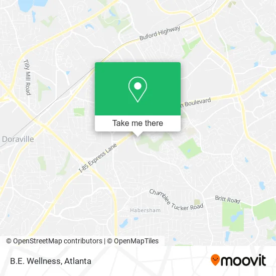 Mapa de B.E. Wellness