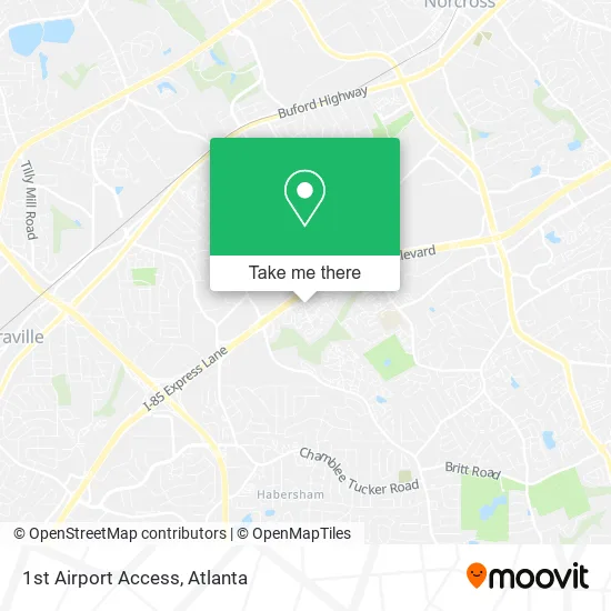 Mapa de 1st Airport Access