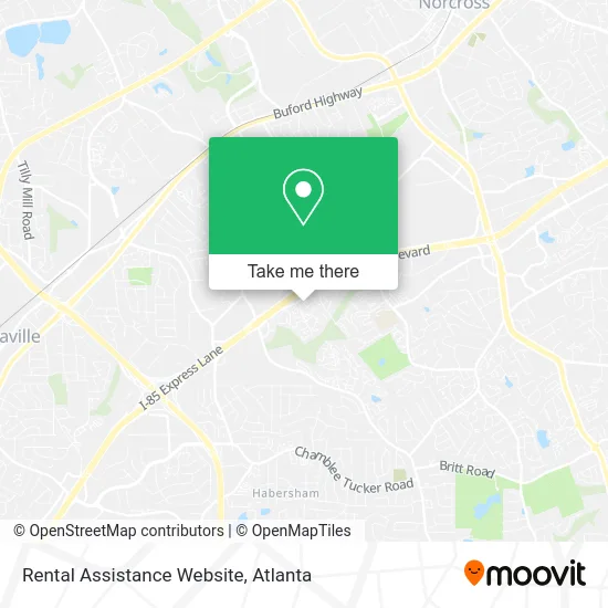 Rental Assistance Website map