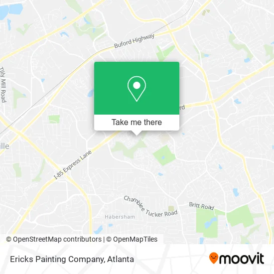 Ericks Painting Company map