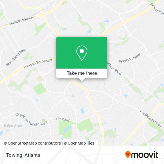 Towing map