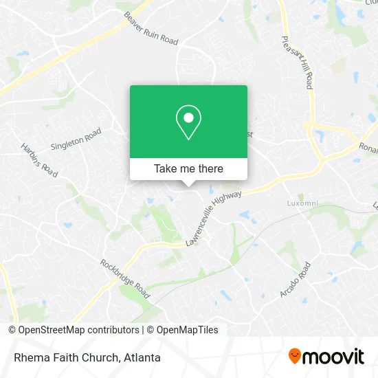 Rhema Faith Church map