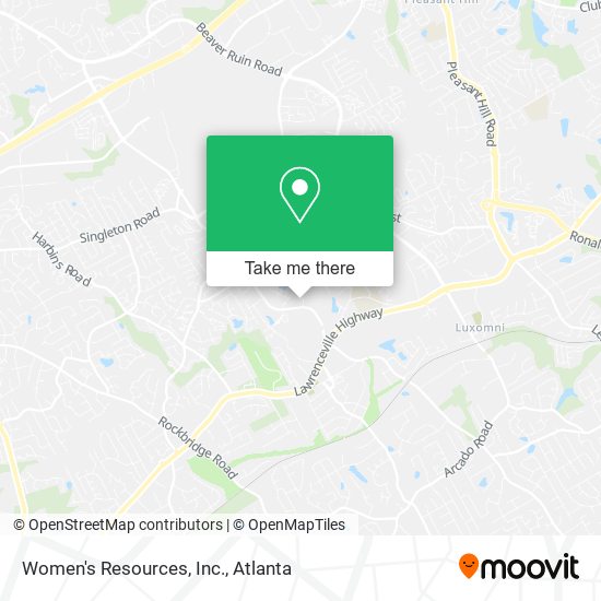 Mapa de Women's Resources, Inc.