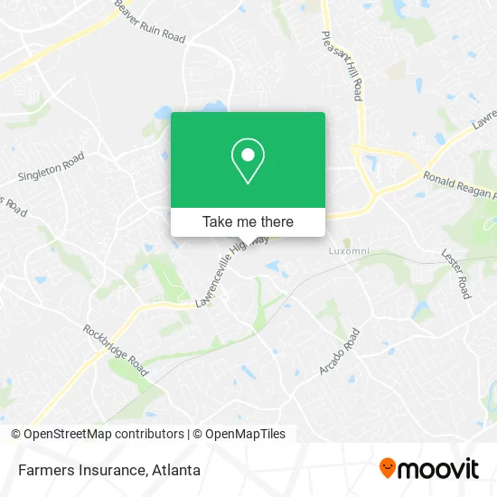 Farmers Insurance map