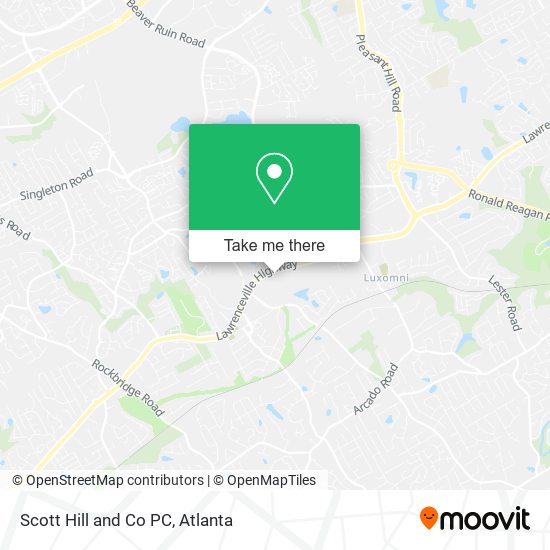 Scott Hill and Co PC map